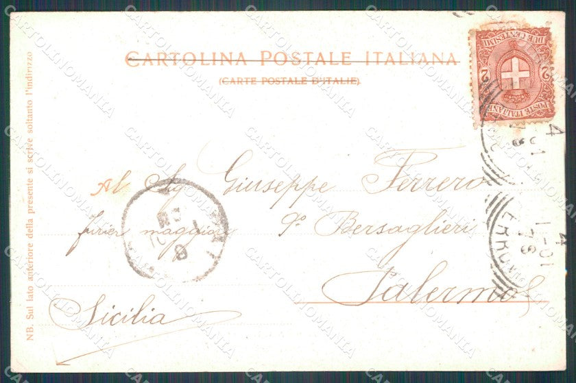 Firenze Città Piazza Santa Croce PIEGHINA PIEGHINA cartolina WX0095 – retro