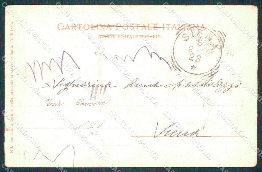 Firenze Città Cascine Viale della Regina cartolina WX0101 – retro