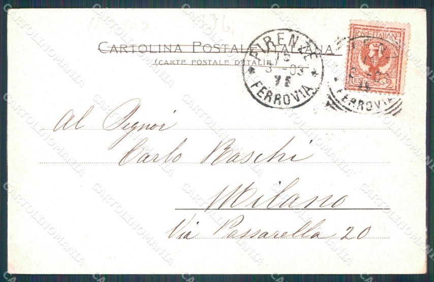Firenze Città cartolina WX0113 – retro
