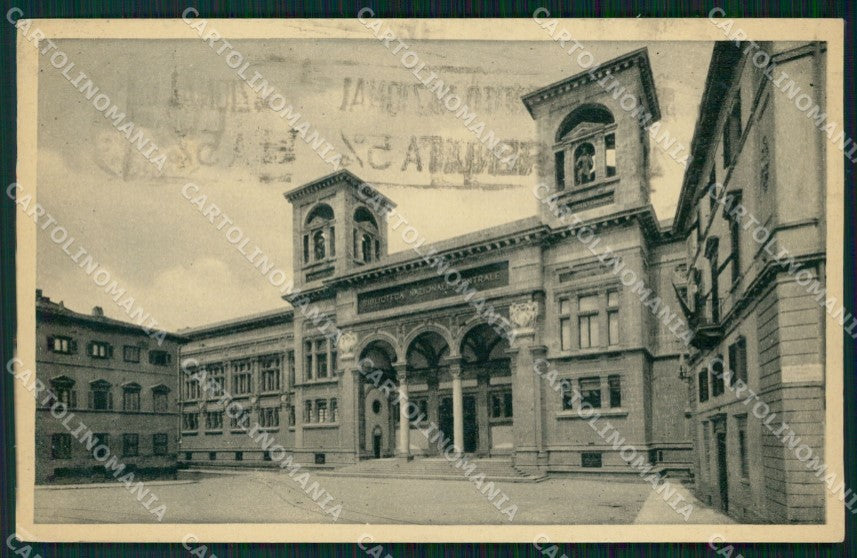 Firenze Città Palazzo della Bibloteca cartolina WX0122 – fronte