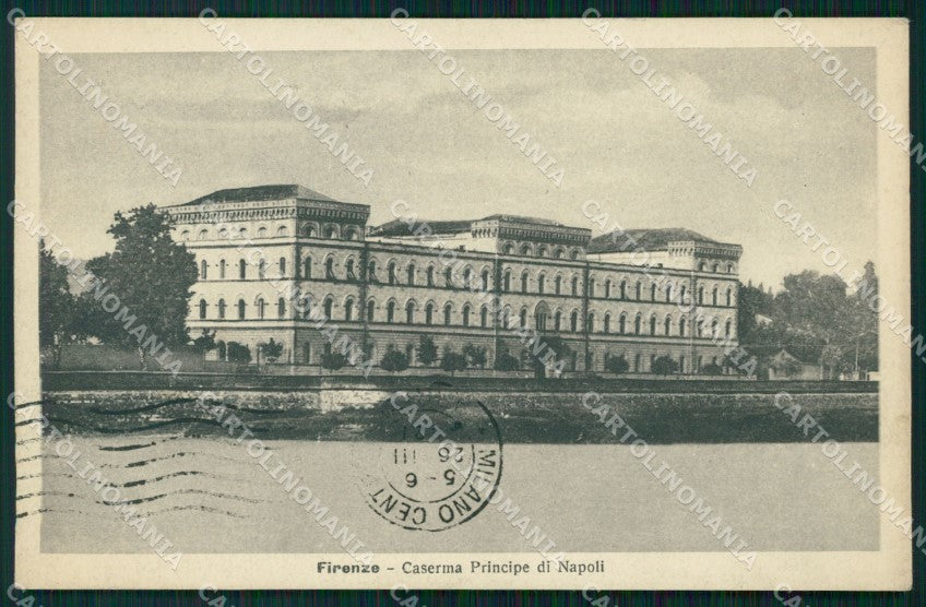Firenze Città Caserma Principe di Napoli cartolina WX0128 – fronte