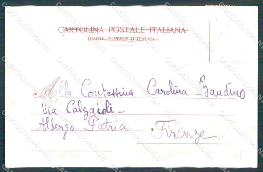 Firenze Certosa di Frati PIEGHINA cartolina WX0141 – retro