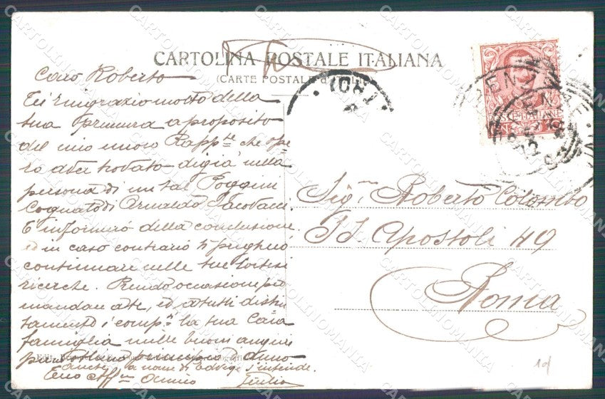 Firenze Certosa di Frati cartolina WX0142 – retro