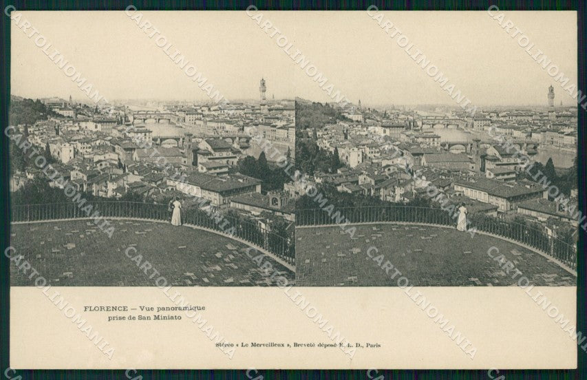 Firenze San Miniato ABRASA cartolina WX0157 – fronte