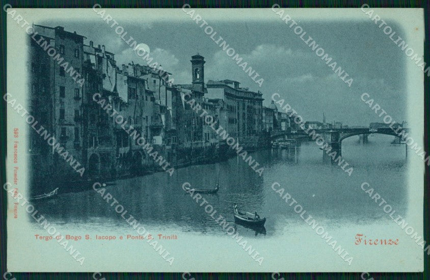 Firenze Città Chiaro di Luna cartolina WX0158 – fronte