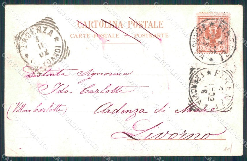 Firenze Città Porta Romana Carrozze PIEGHINA cartolina WX0167 – retro