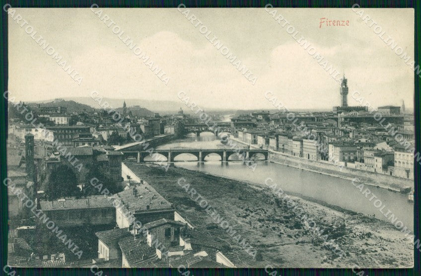Firenze Città ABRASA cartolina WX0168 – fronte