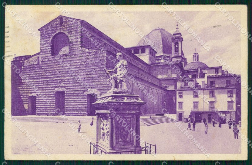 Firenze Città Chiesa San Lorenzo PIEGA cartolina WX0172 – fronte