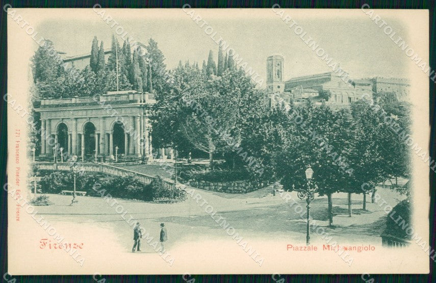 Firenze Città Piazza Michelangelo cartolina WX0179 – fronte