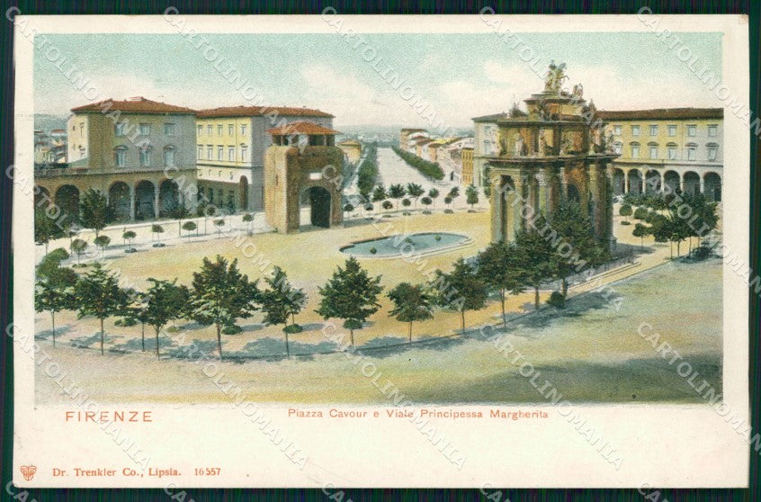 Firenze Città Piazza Cavour cartolina WX0180 – fronte