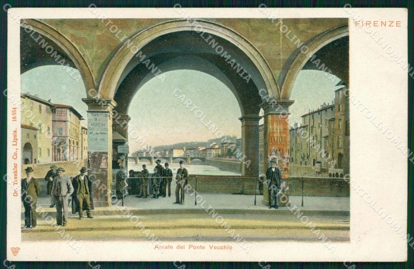 Firenze Città Arcata Ponte Vecchio cartolina WX0187 – fronte