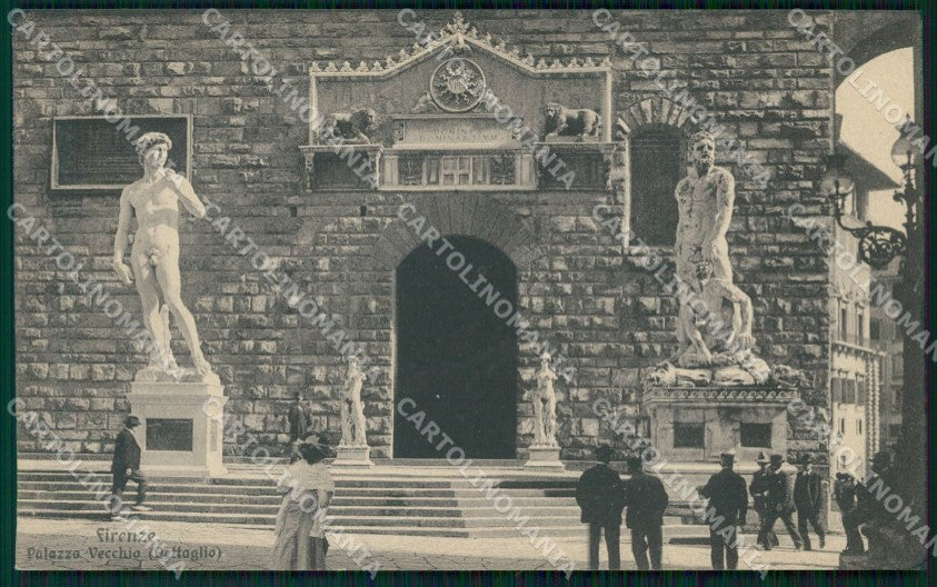Firenze Città Palazzo Vecchio cartolina WX0192 – fronte