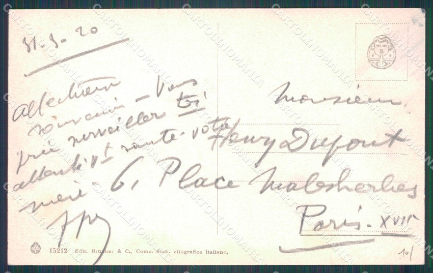 Firenze Città Palazzo Vecchio cartolina WX0192 – retro