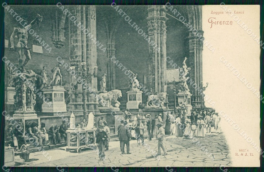 Firenze Città Loggia Dei Lanzi cartolina WX0194 – fronte