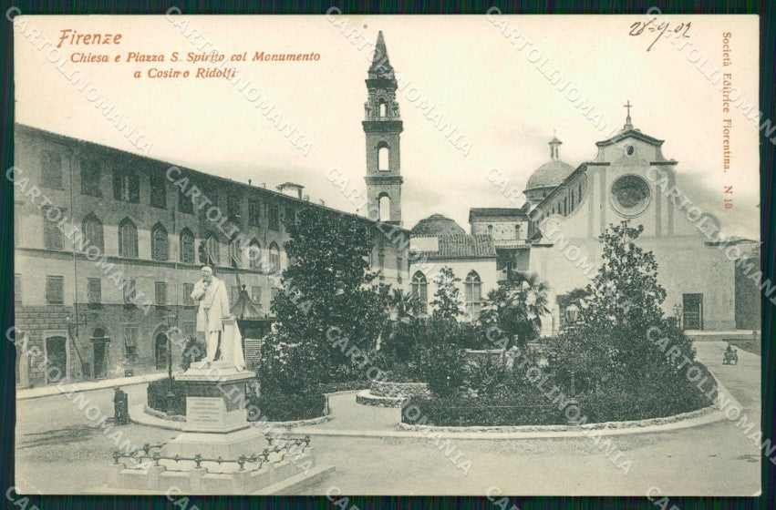 Firenze Città Chiesa Santo Spirito cartolina WX0205 – fronte