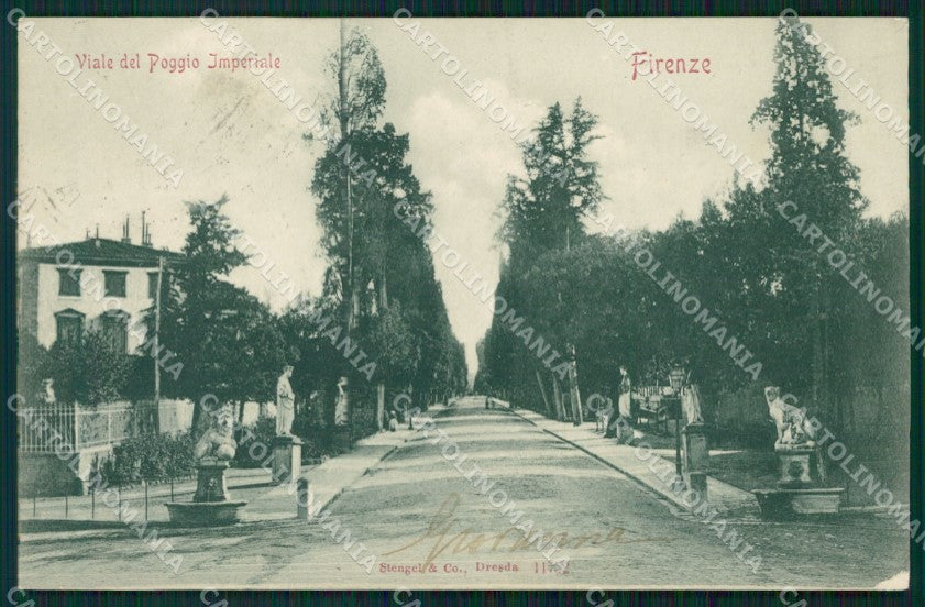 Firenze Città Viale Poggio Imperiale cartolina WX0212 – fronte