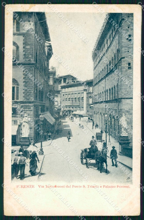 Firenze Città Via Tornabuoni cartolina WX0225 – fronte