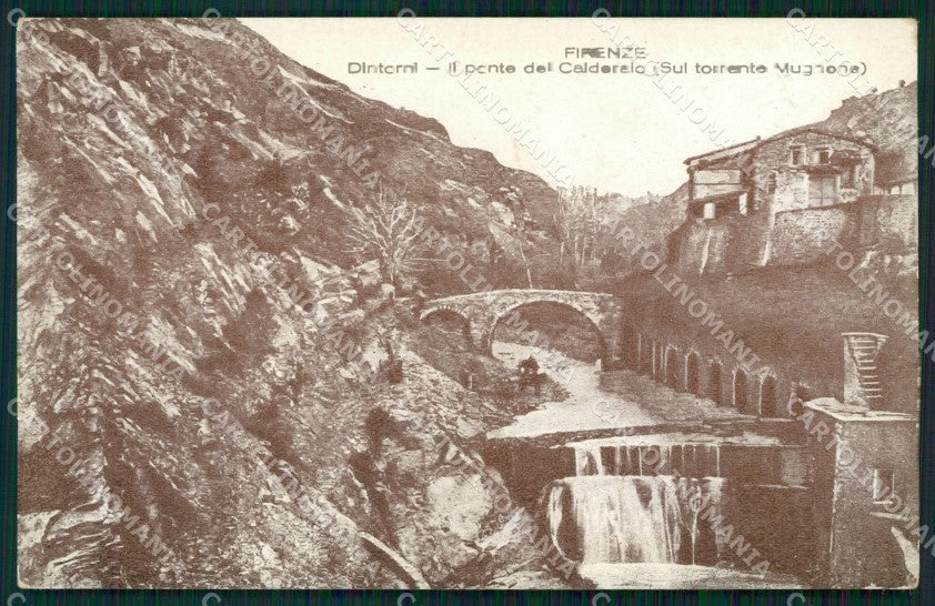 Firenze Fiesole Ponte sul Calderaio cartolina WX0241 – fronte