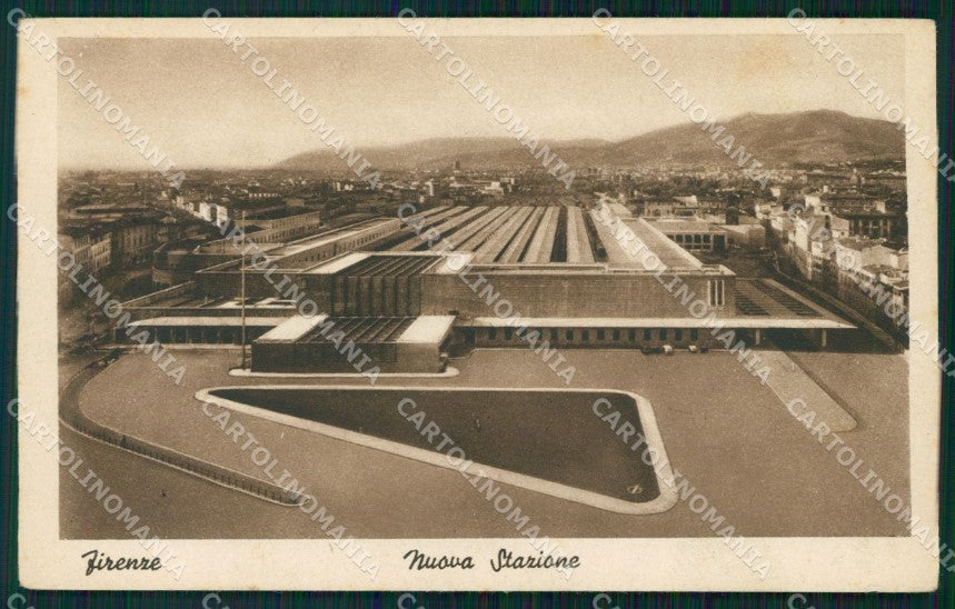 Firenze Città Stazione PIEGHINA cartolina WX0246 – fronte