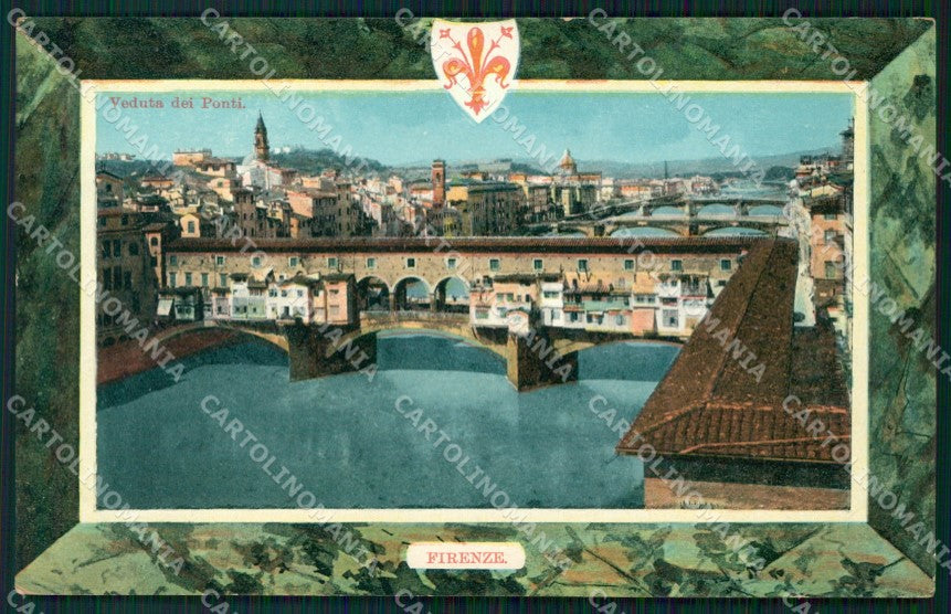 Firenze Città Ponte Vecchio cartolina WX0256 – fronte