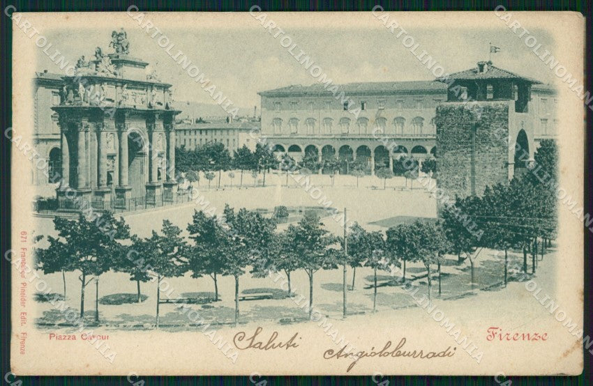 Firenze Città Piazza Cavour cartolina WX0259 – fronte