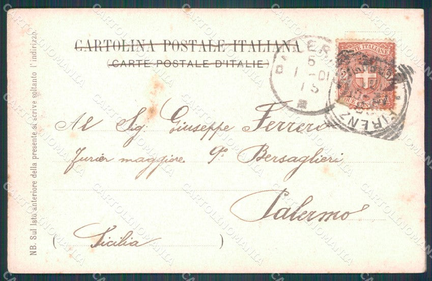Firenze Città Piazza Cavour cartolina WX0259 – retro