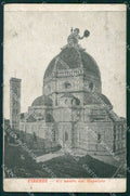 Firenze Città Il Cupolone Surrealismo FORI PIEGA cartolina WX0275 – fronte