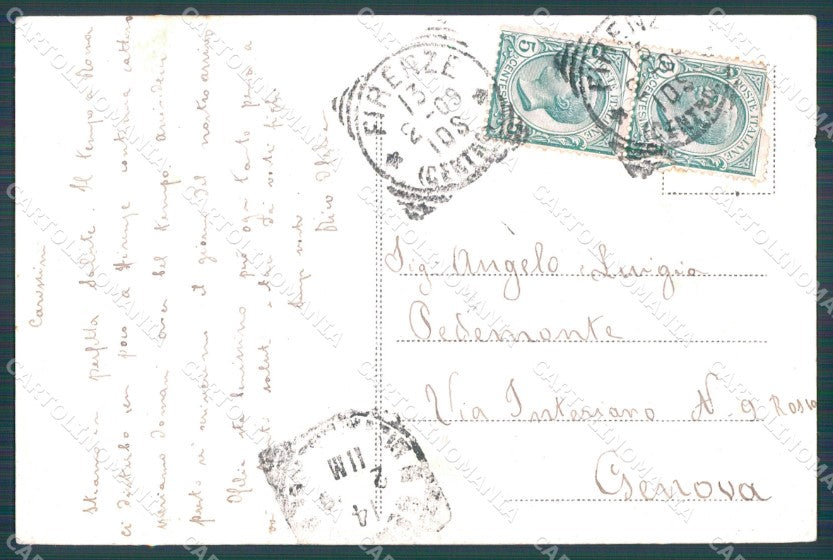 Firenze Città Tempio Russo ABRASA cartolina WX0282 – retro