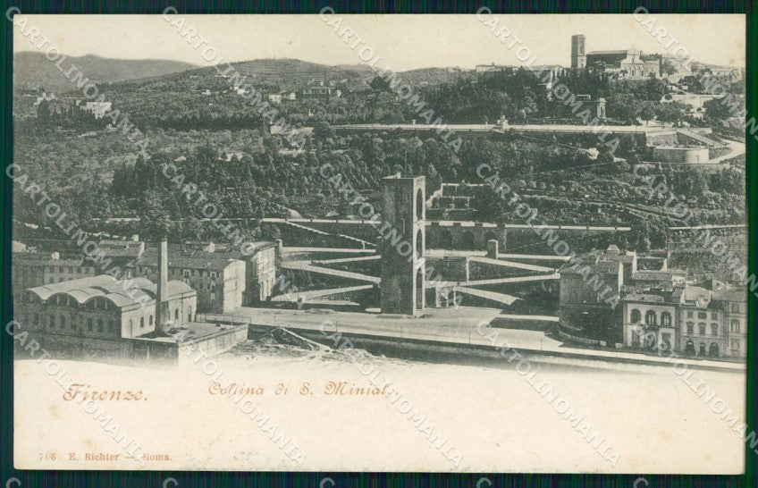 Firenze San Miniato cartolina WX0284 – fronte