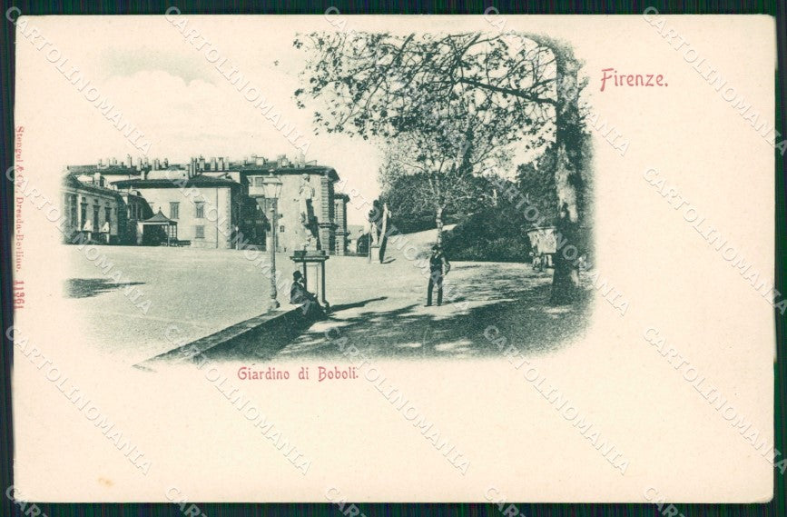 Firenze Città Giardino Boboli cartolina WX0298 – fronte