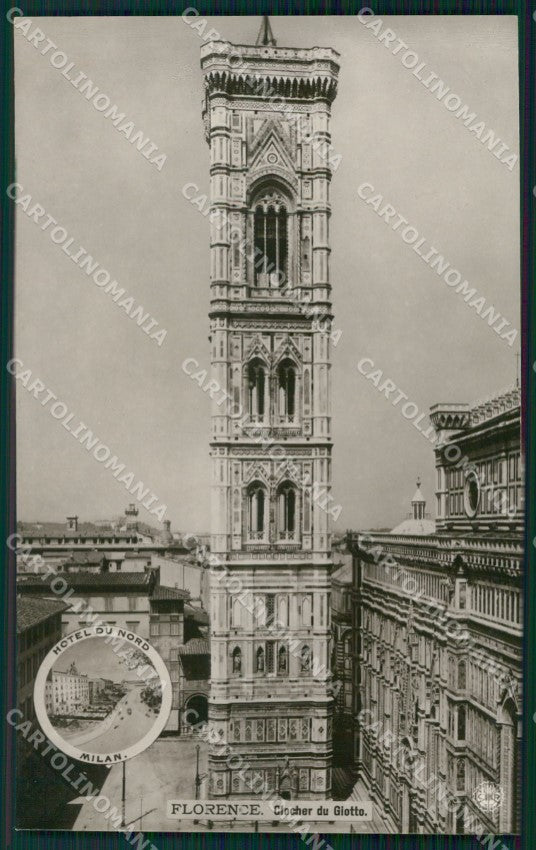 Firenze Città Campanile di Giotto Foto cartolina WX0313 – fronte