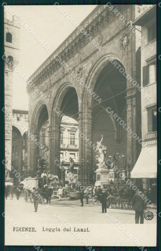 Firenze Città Loggia Dei Lanzi NPG Foto cartolina WX0314 – fronte