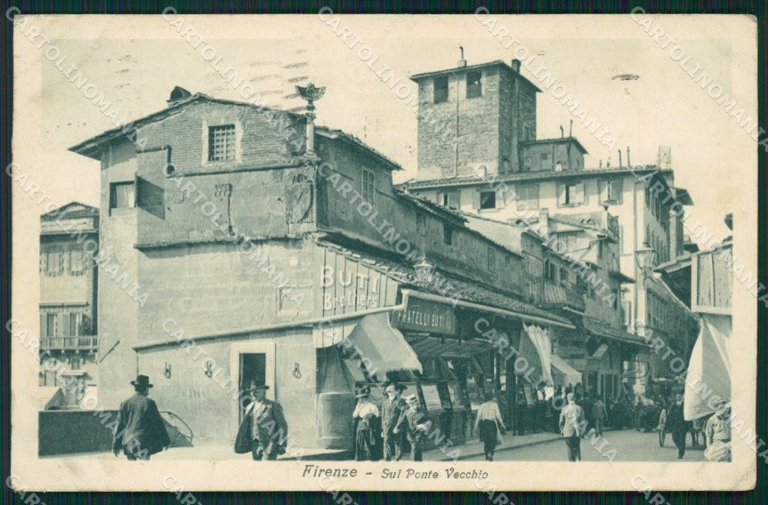 Firenze Città Ponte Vecchio cartolina WX0322 – fronte