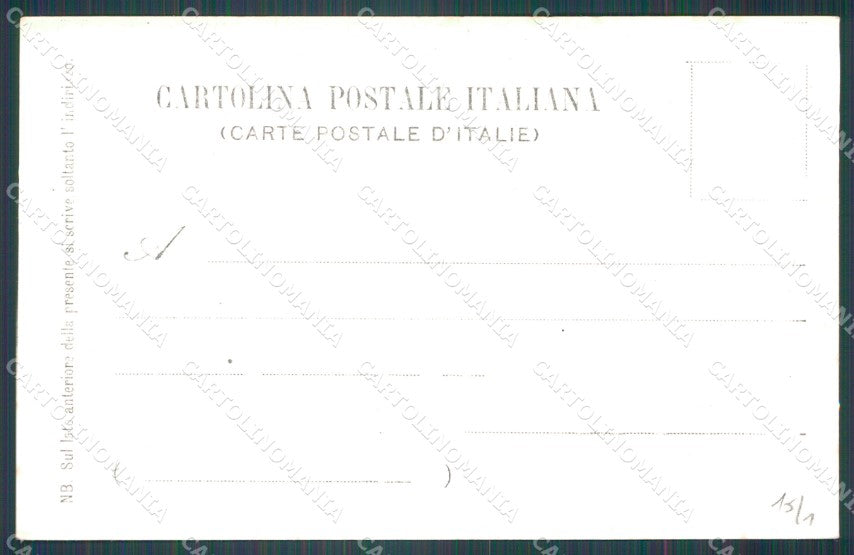 Firenze Città Cascine Piazza del Re Carrozze cartolina WX0324 – retro