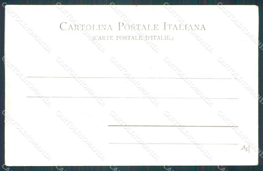 Firenze Città Cascine Viale della Regina Carrozze cartolina WX0325 – retro