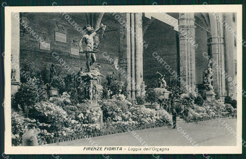 Firenze Città Loggia dell'Orgagna cartolina WX0327 – fronte