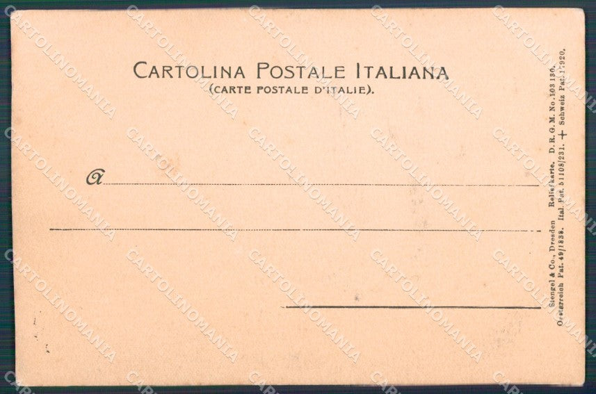 Firenze Città Palazzo Vecchio FORI SCOLLATA Rilievo cartolina WX0332 – retro