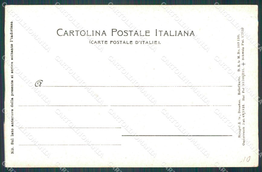 Firenze Città Panorama SCOLLATA Rilievo cartolina WX0333 – retro