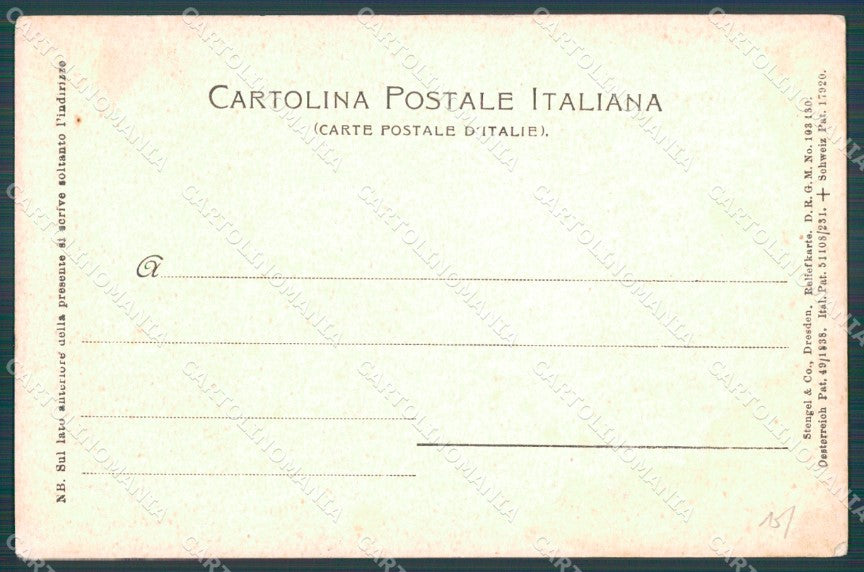 Firenze Città Arco di Trionfo SCOLLATA Rilievo cartolina WX0336 – retro