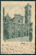 Firenze Città Cattedrale SCOLLATA Rilievo cartolina WX0339 – fronte