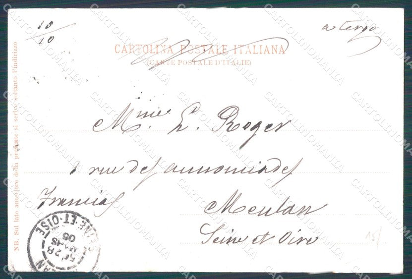 Firenze Città Via Cavour cartolina WX0359 – retro