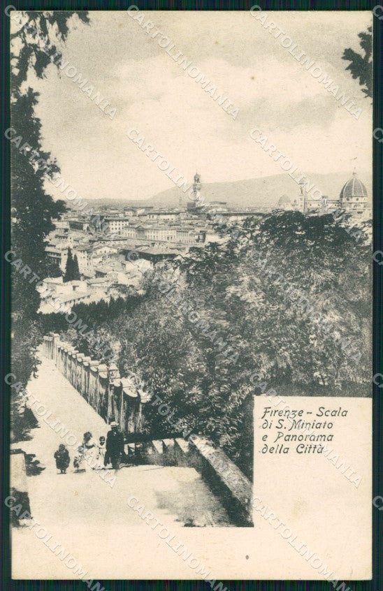 Firenze San Miniato Scala di cartolina WX0366 – fronte
