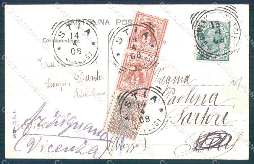 Firenze San Miniato Scala di cartolina WX0366 – retro