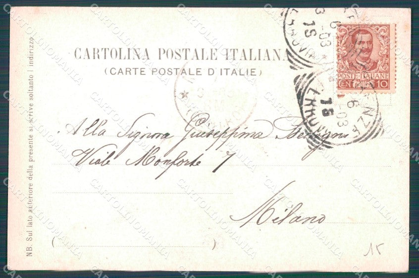 Firenze Città Cattedrale cartolina WX0381 – retro