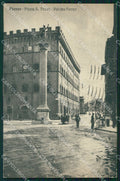 Firenze Città Piazza Santa Trinità cartolina WX0390 – fronte