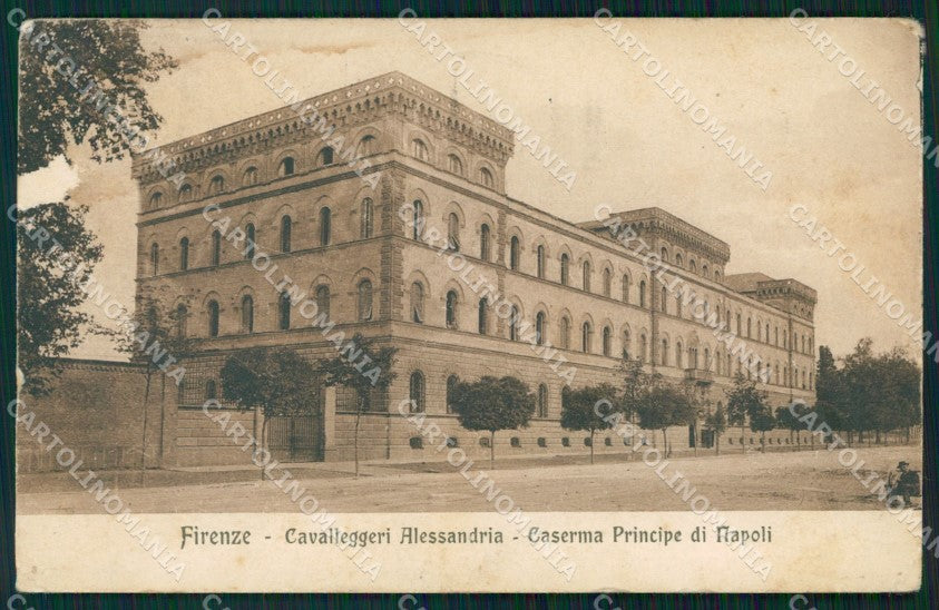 Firenze Città Caserma Principe di Napoli MACCHIE cartolina WX0393 – fronte