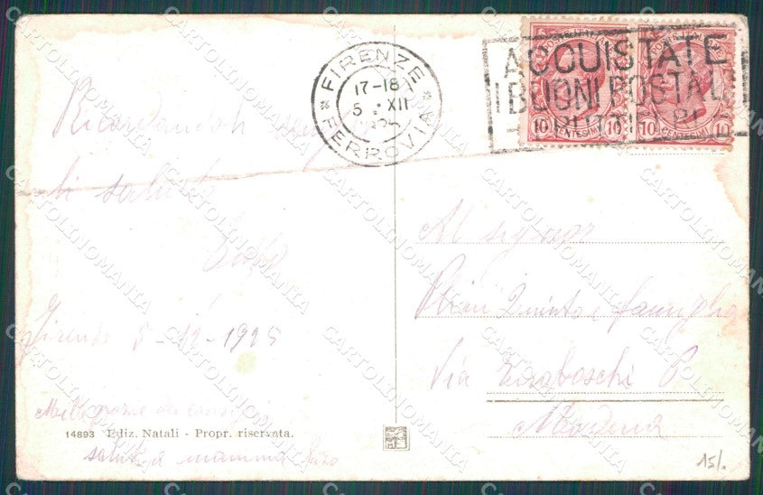 Firenze Città Caserma Principe di Napoli MACCHIE cartolina WX0393 – retro