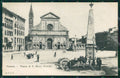 Firenze Città Piazza Santa Maria Novella Carretto cartolina WX0396 – fronte