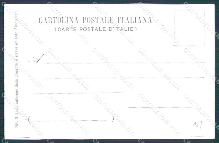 Firenze Città Tempio Israelitico Synagogue cartolina WX0407 – retro