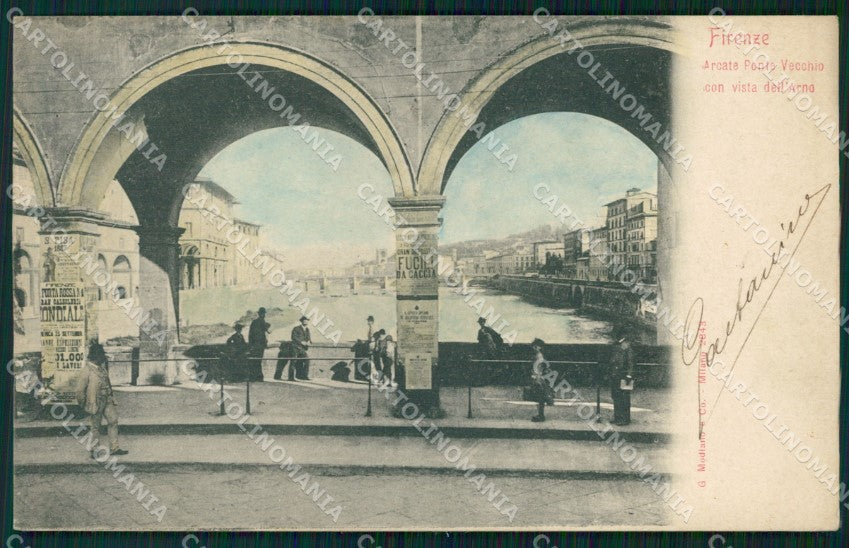 Firenze Città Ponte Vecchio cartolina WX0416 – fronte